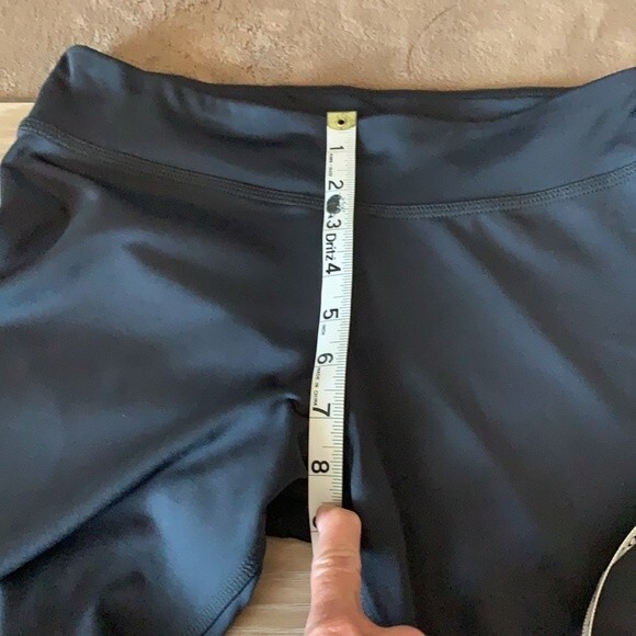 Adidas Climalite Cropped Leggings Charcoal Gray Size Small - Picture 10 of 11